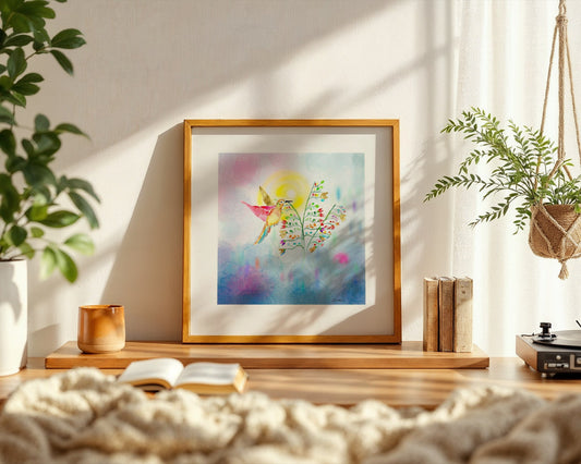 Joy and Vitality - Golden Frequency Fine Art Print