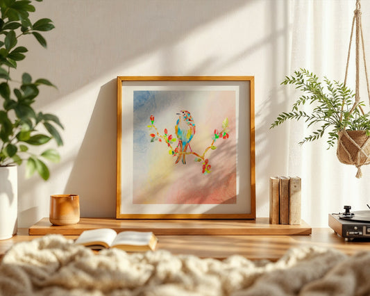 Courage and Transformation - Golden Frequency Fine Art Print