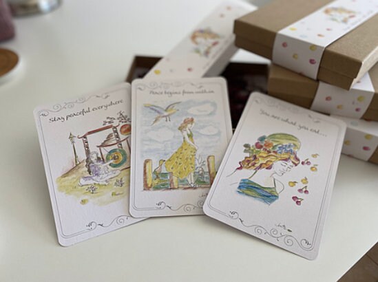 The Soulful Empowerment Deck – 40 Watercolor Affirmation Cards