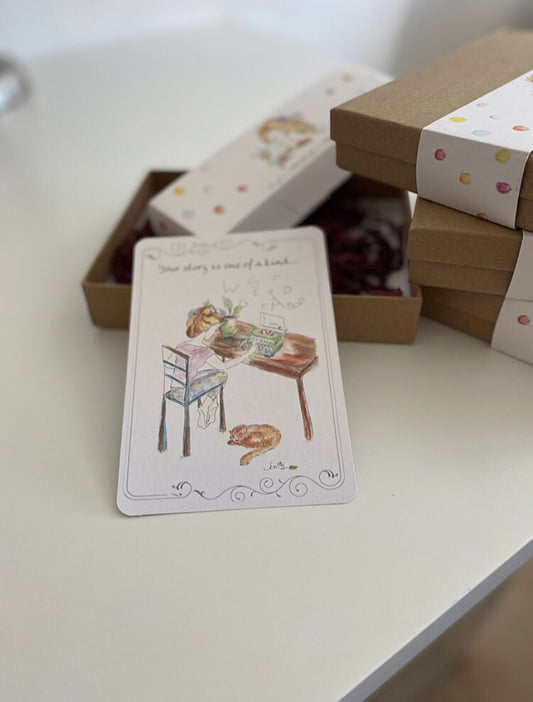 The Soulful Empowerment Deck – 40 Watercolor Affirmation Cards