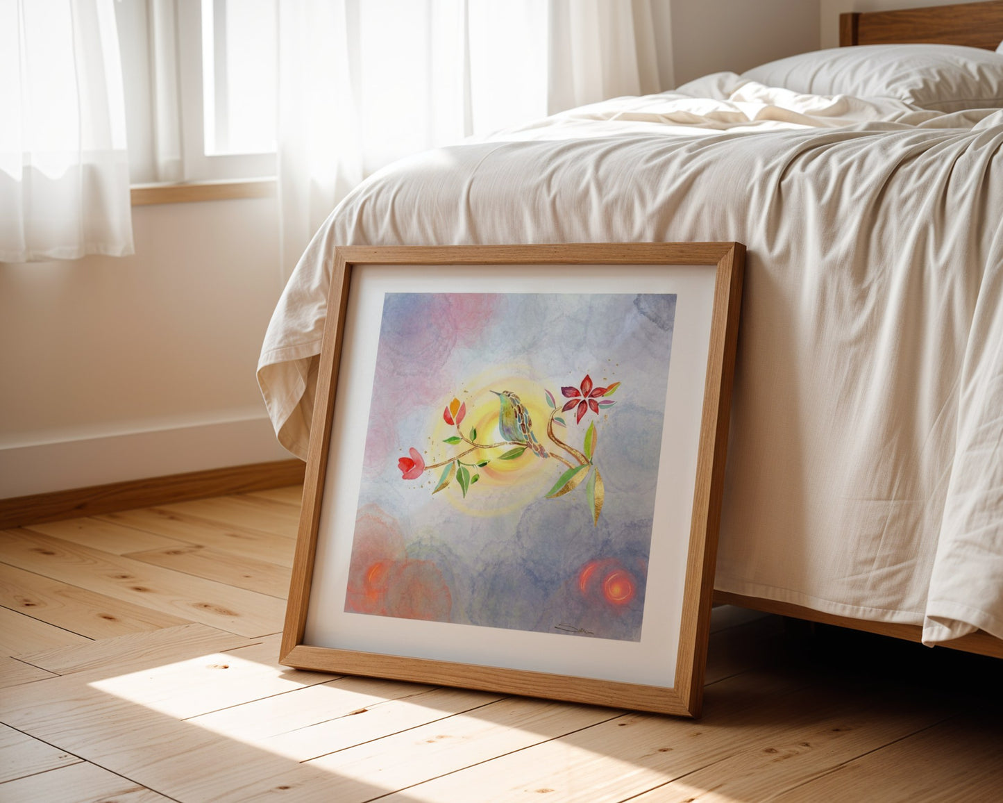 Inner Peace & Deep Healing- Golden Frequency Fine Art Print