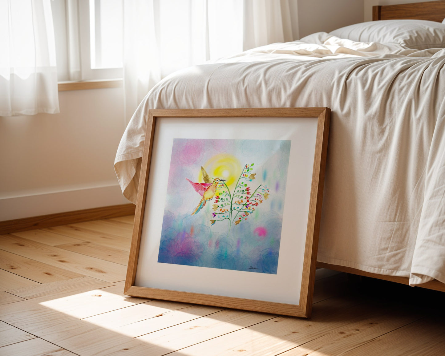 Joy and Vitality - Golden Frequency Fine Art Print