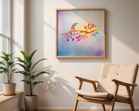 Love & Heart Opening - Golden Frequency Fine Art Print