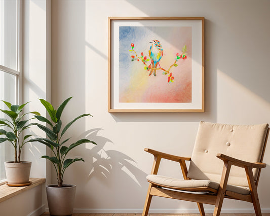 Courage and Transformation - Golden Frequency Fine Art Print