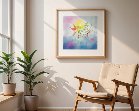 Joy and Vitality - Golden Frequency Fine Art Print