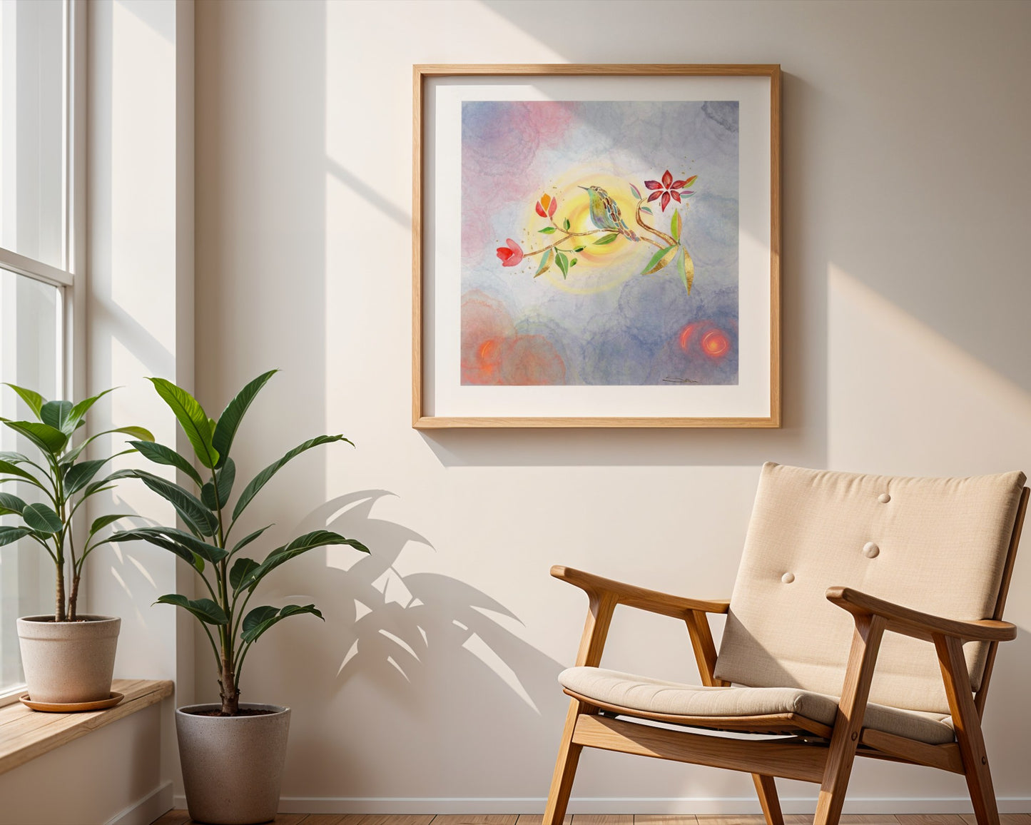 Inner Peace & Deep Healing- Golden Frequency Fine Art Print