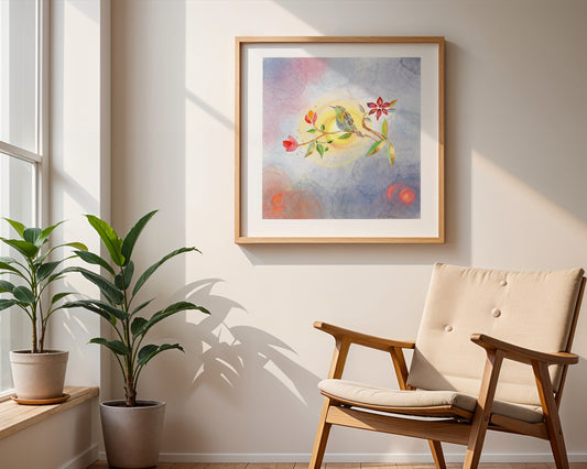 Inner Peace & Deep Healing- Golden Frequency Fine Art Print