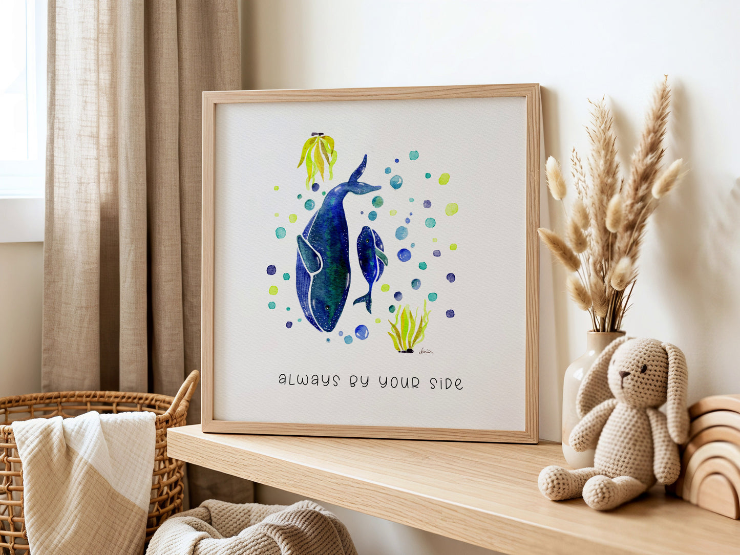 Set of 6 Nautical Nursery Watercolor  Boys Prints - "Sea of Empowerment" Collection.