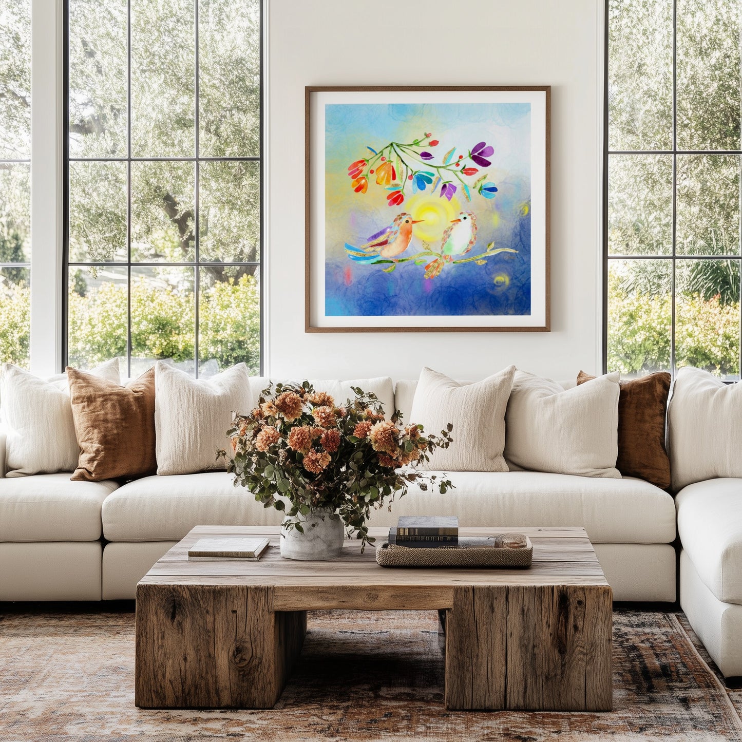 Connection and Gratitude - Golden Frequency Fine Art Print