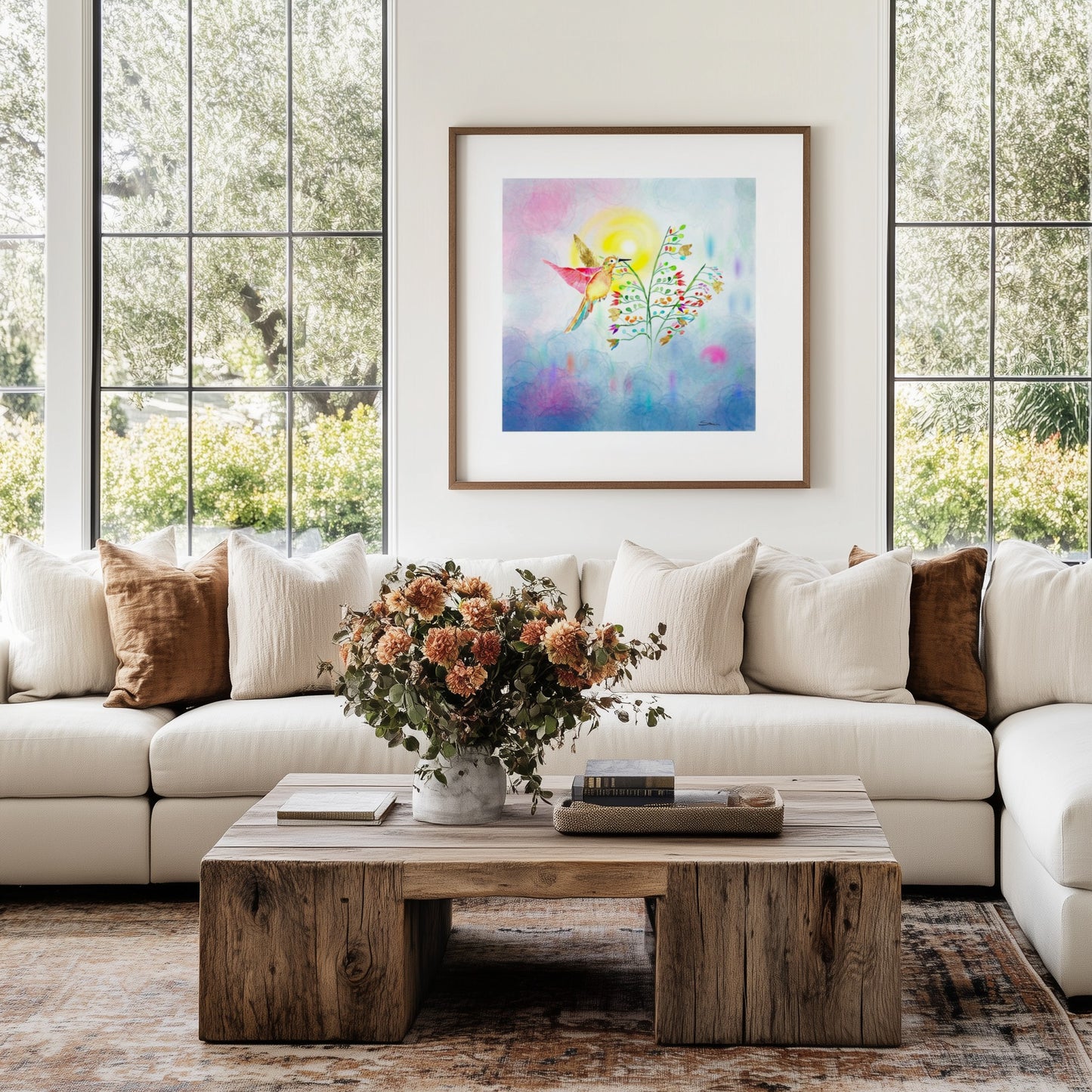 Joy and Vitality - Golden Frequency Fine Art Print