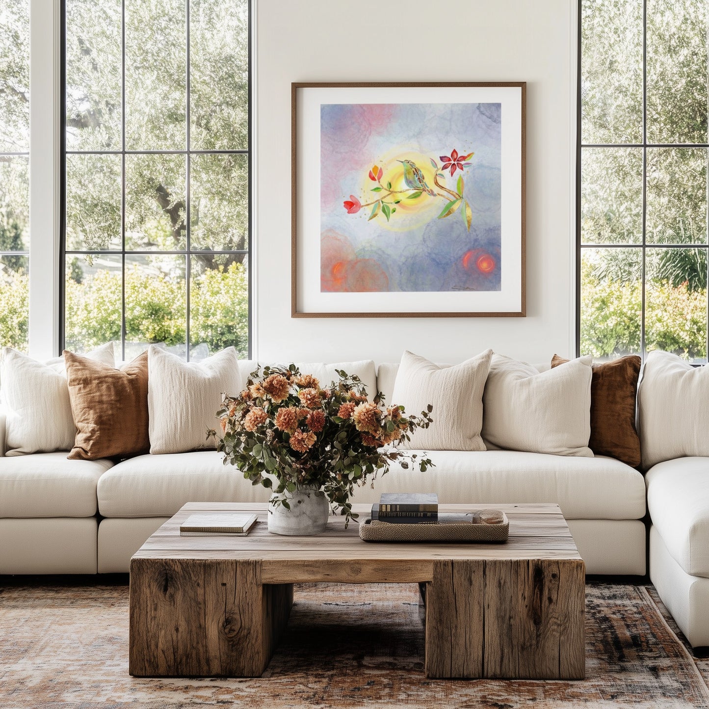 Inner Peace & Deep Healing- Golden Frequency Fine Art Print